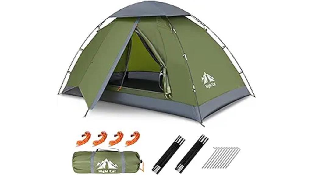 compact two person tent