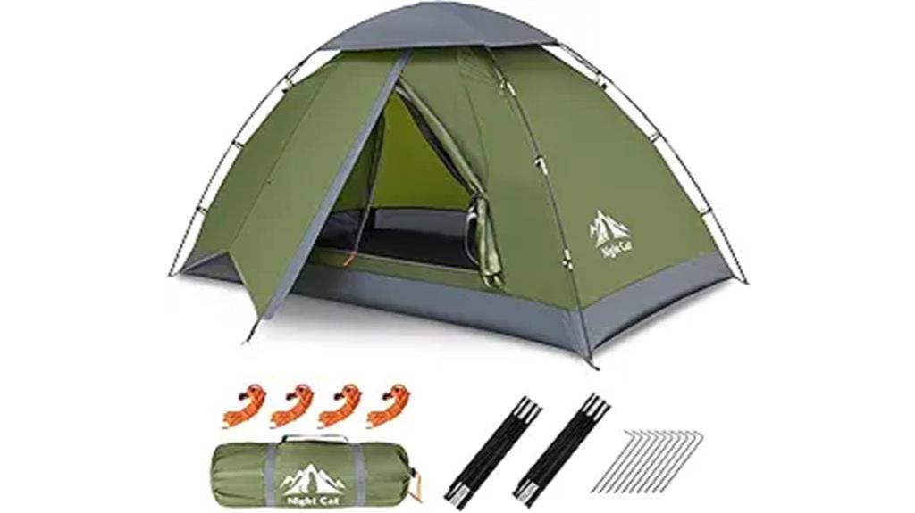 compact two person tent
