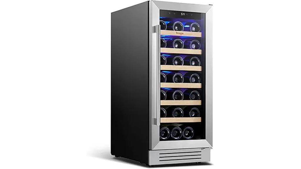 compact wine cooler fridge