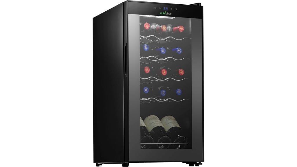 compact wine cooler unit