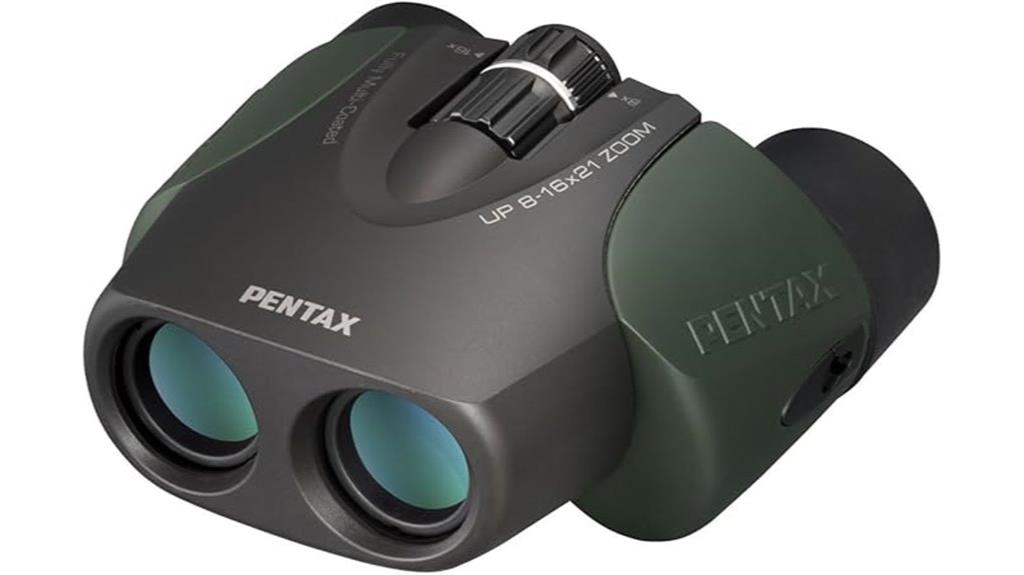 compact zoom binoculars equipped