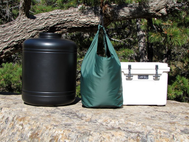 Food Storage Systems: Bear Canisters, Hang Bags, and Coolers Compared