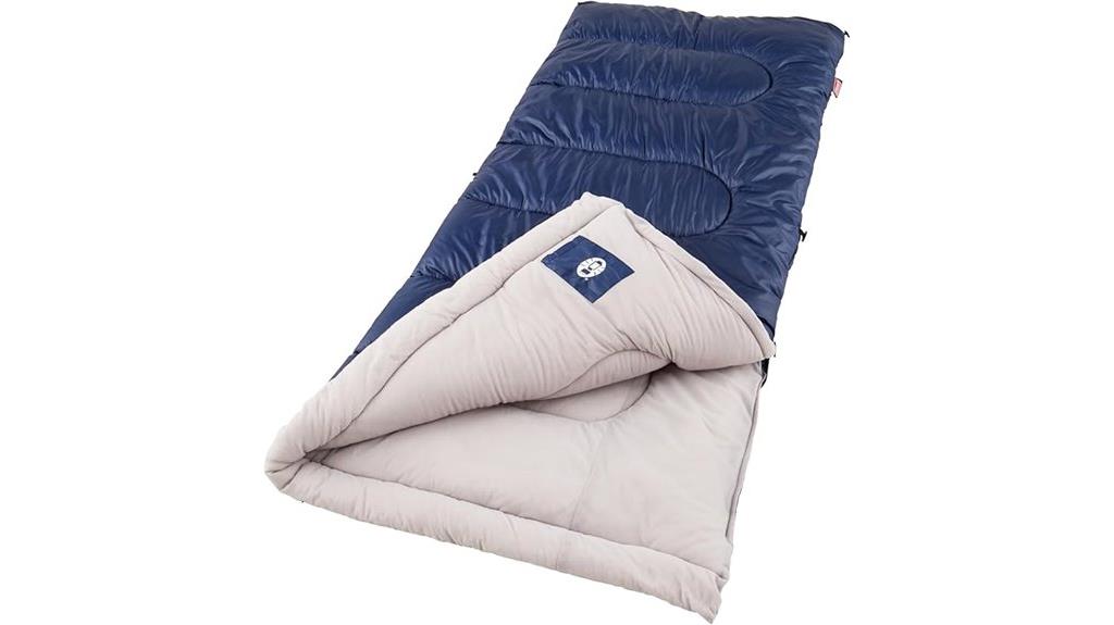 cool weather sleeping bag design