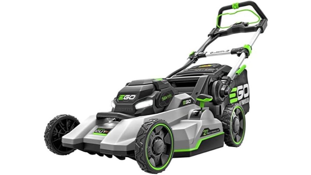 cordless electric self propelled lawn mower