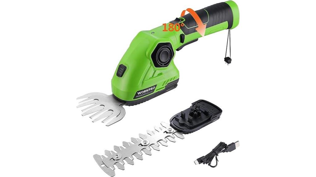 cordless grass shear and trimmer