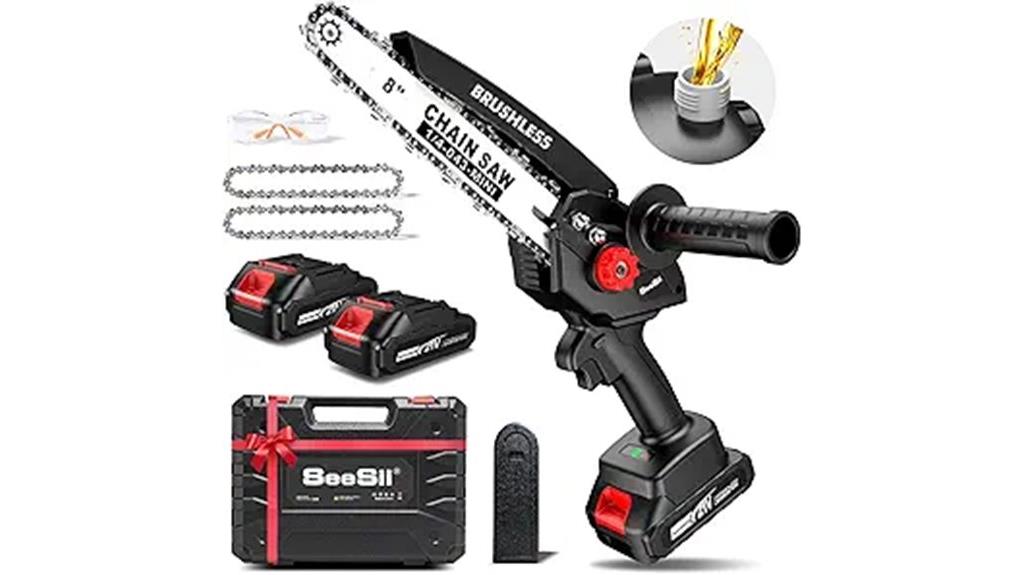 cordless mini chainsaw package