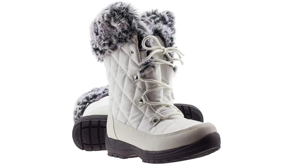 cozy faux fur boots