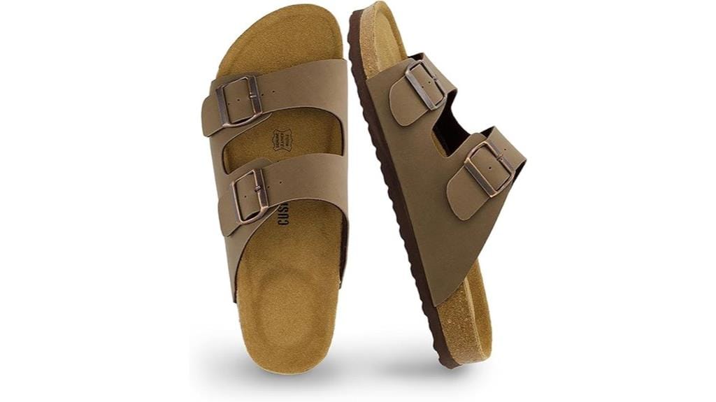 cushioned arch support sandals