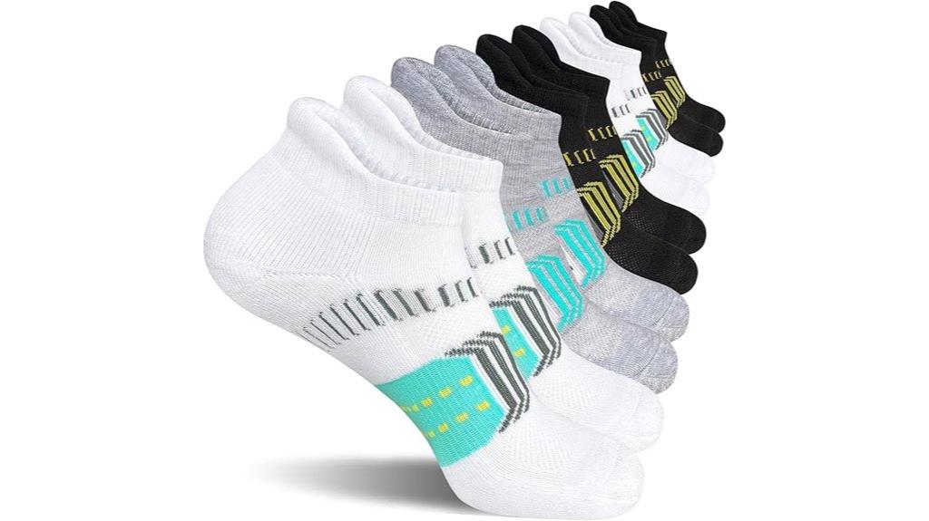 cushioned running ankle socks