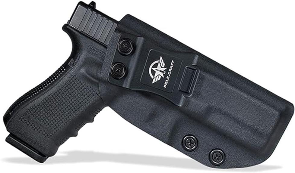 custom fit glock 17 iwb kydex holster