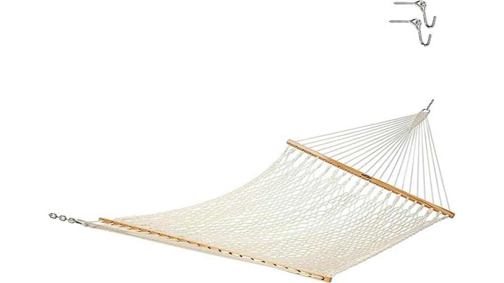 deluxe cotton rope hammock