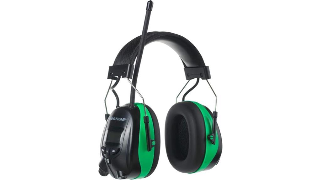 digital noise cancelling radio headphones
