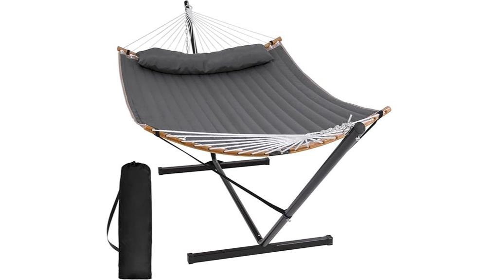 double hammock with stand
