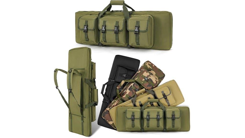 double rifle case bag