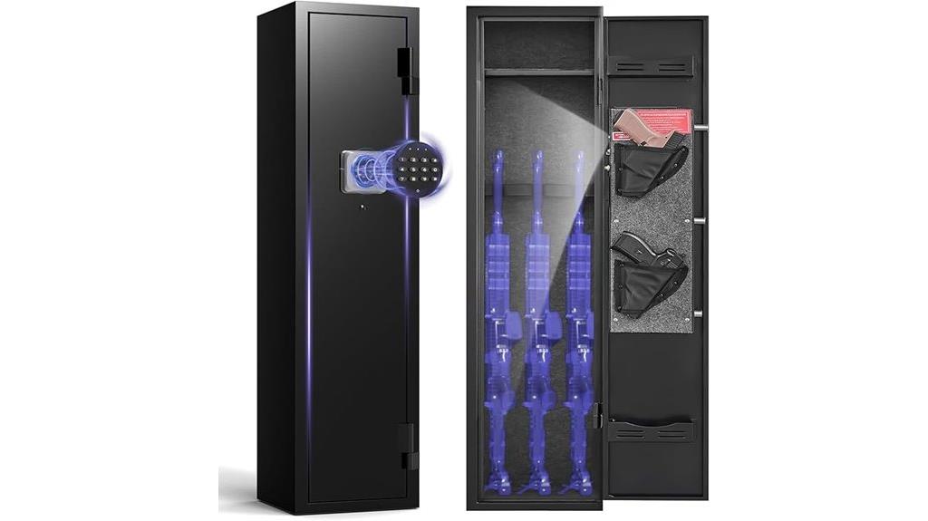 dual alarm rifle safe