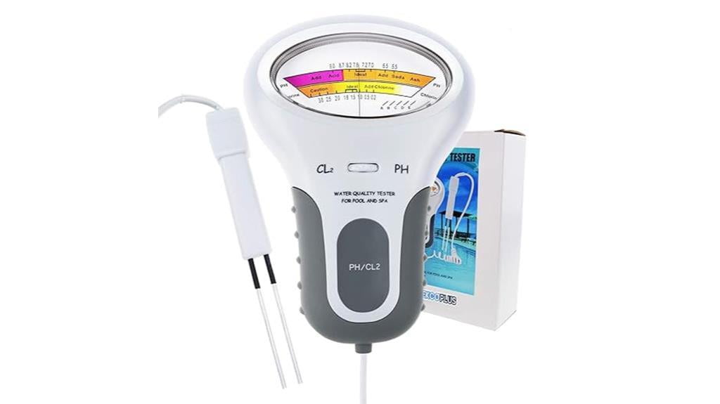 dual scale water tester
