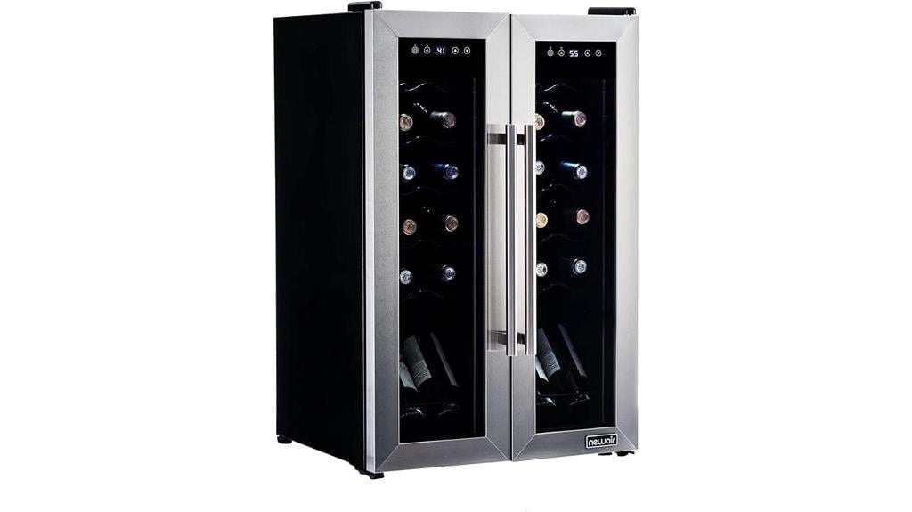 dual zone wine refrigerator