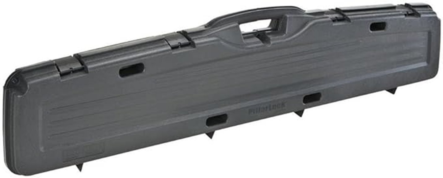 durable black gun case