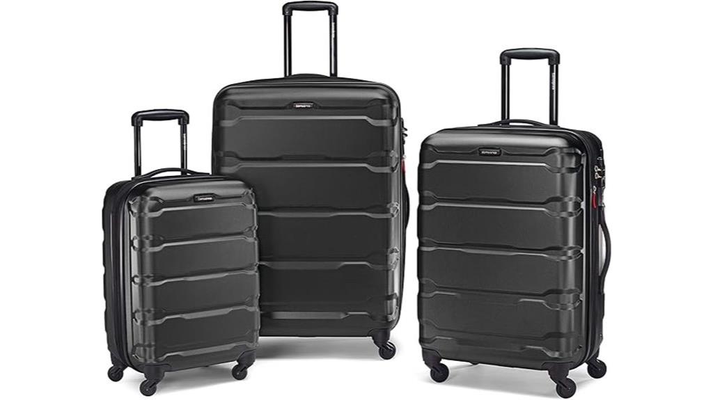 durable expandable luggage set
