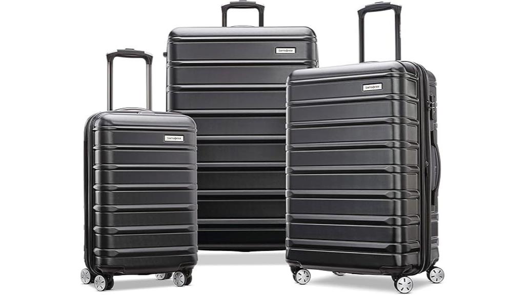 durable expandable luggage set
