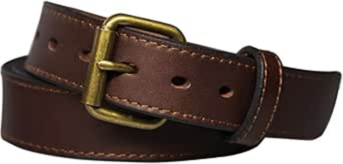 durable leather gun belt