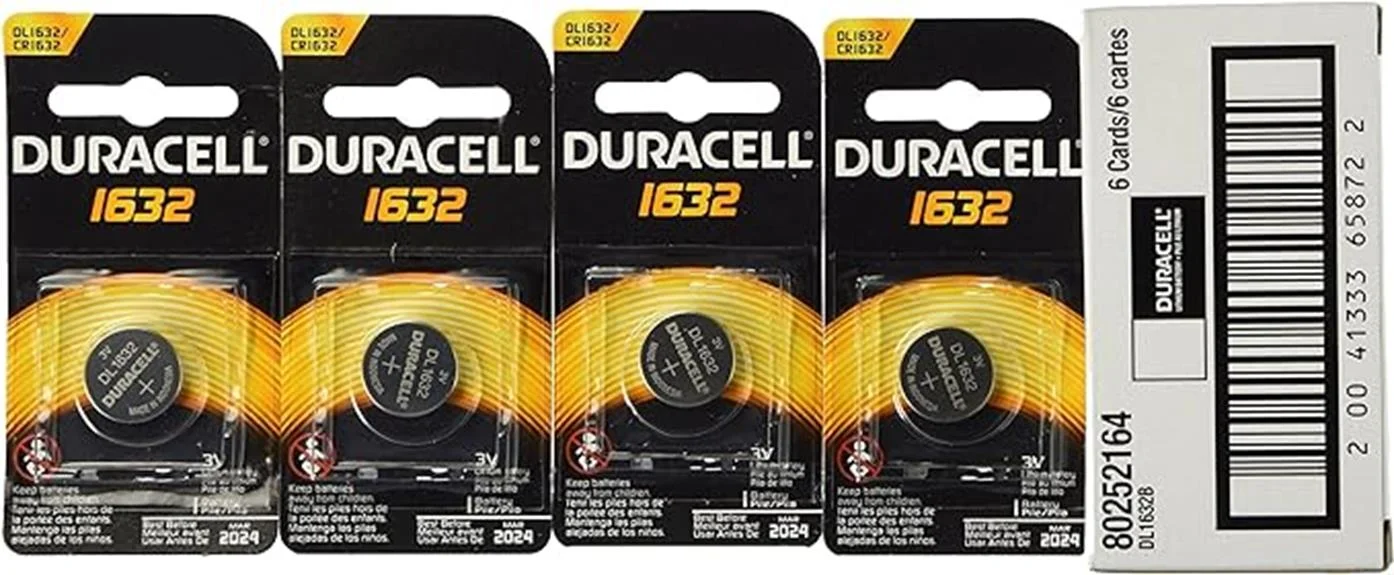 duracell cr1632 lithium batteries