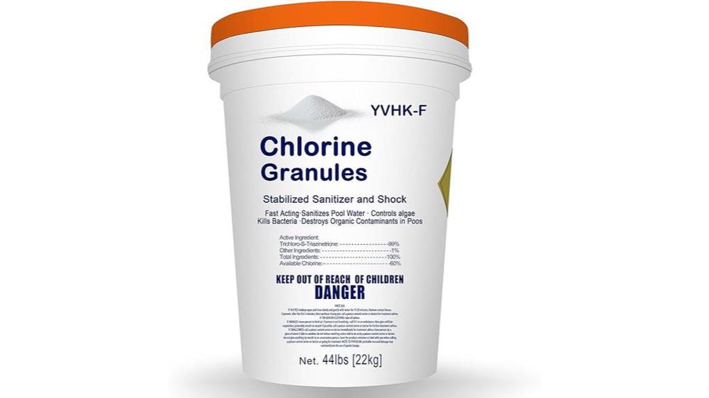effective 44 lb chlorine granules