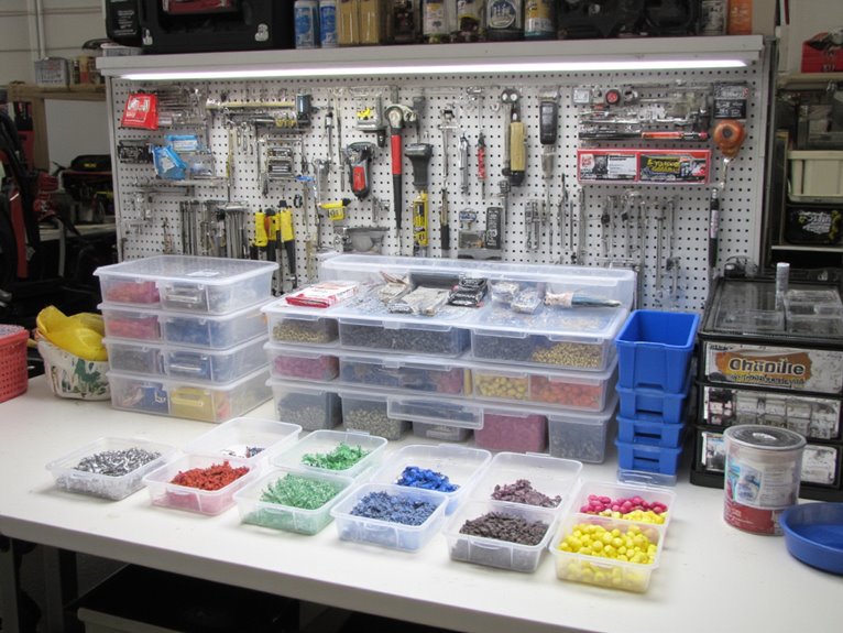 efficient parts organization strategy