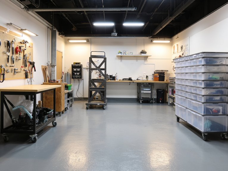 efficient workshop zone design