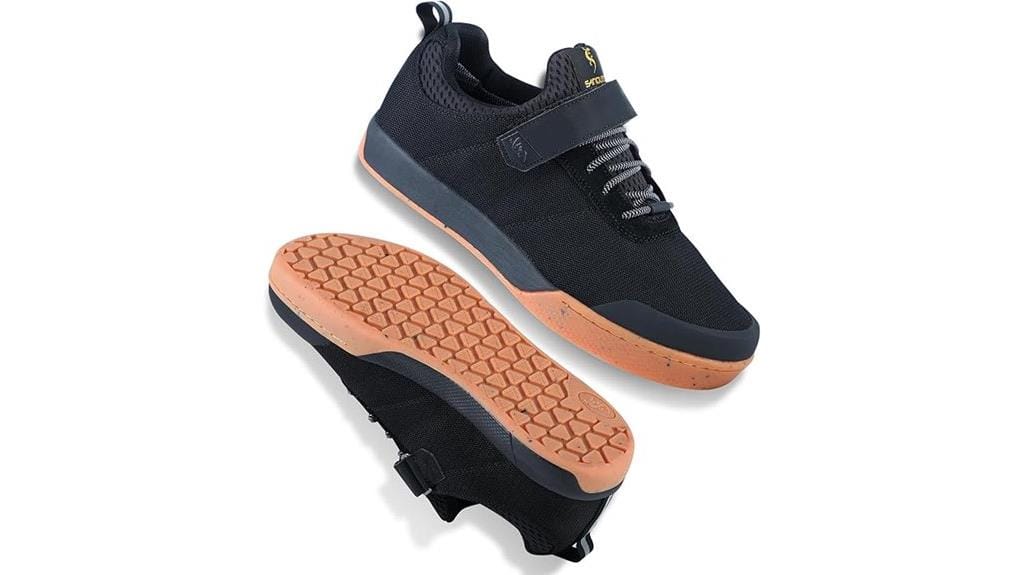 elastic closure bike shoes