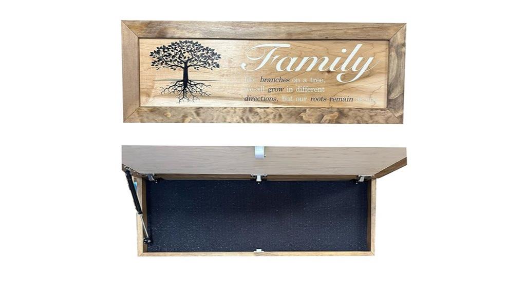elegant concealed firearm storage