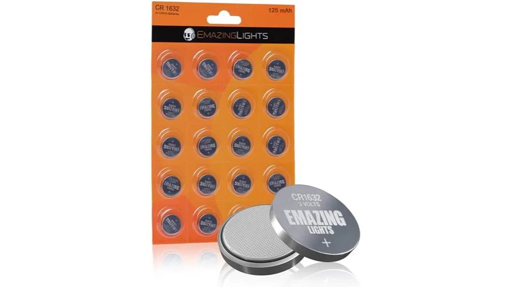 emazinglights cr1632 lithium coin cell batteries