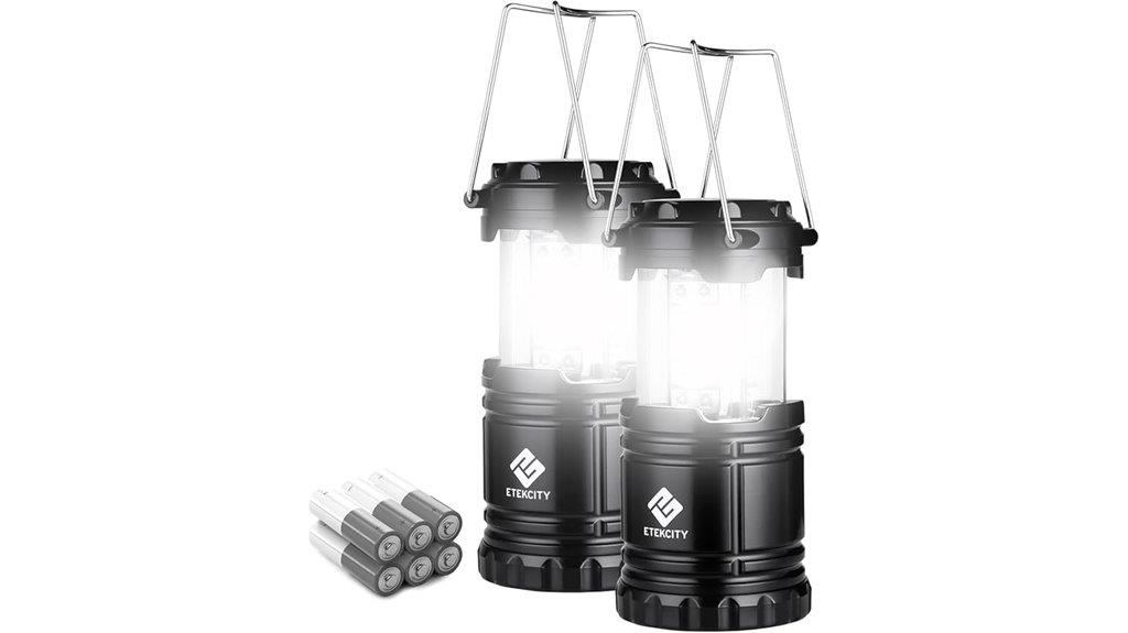 etekcity camping lanterns black