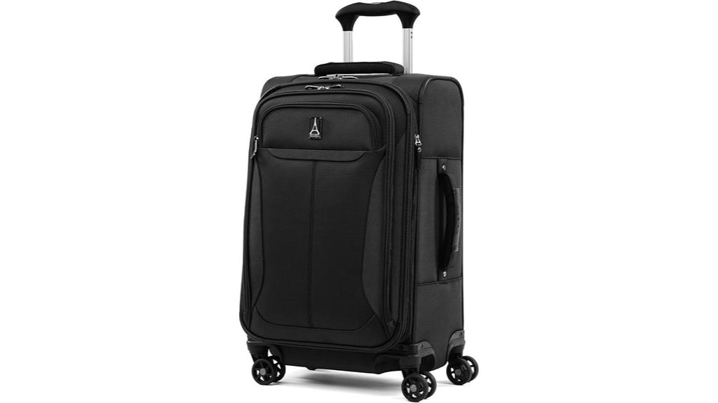 expandable carry on luggage spinner