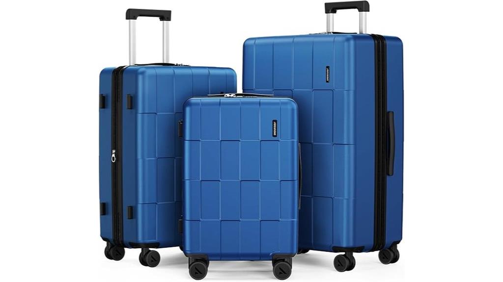 expandable hardside suitcase set