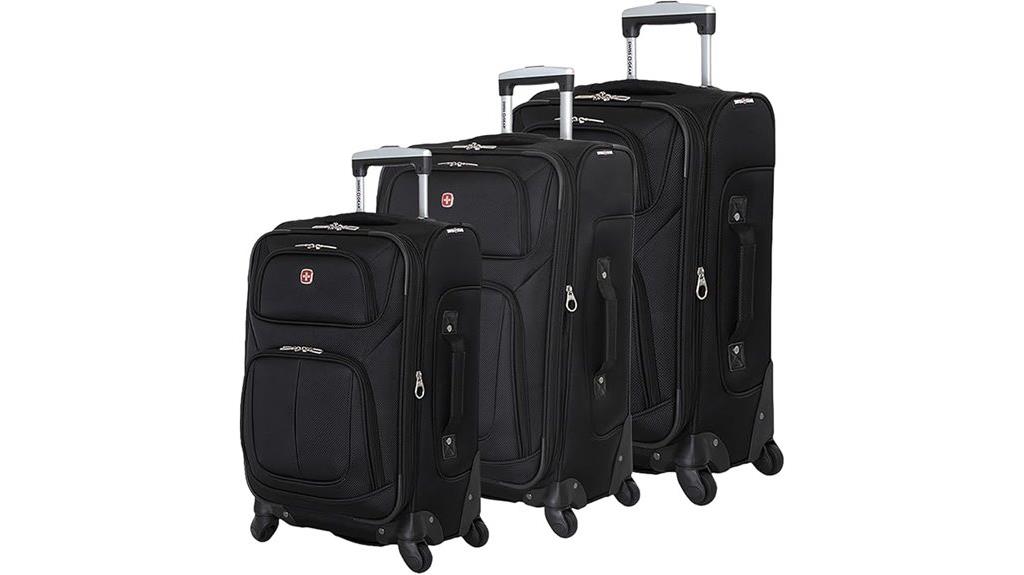 expandable softside luggage set