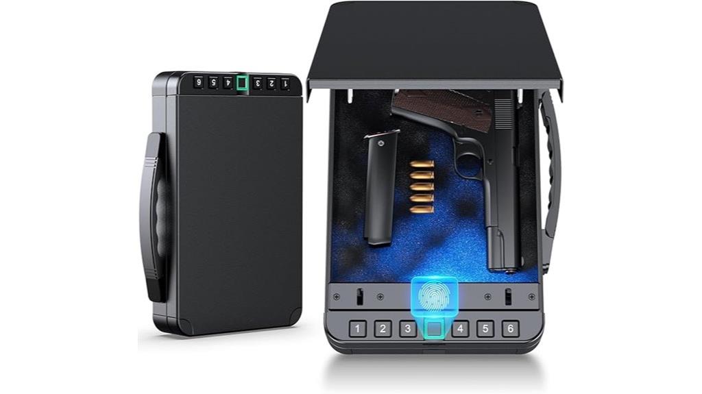 fingerprint and keypad security