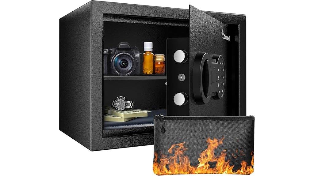 fireproof safe with bag