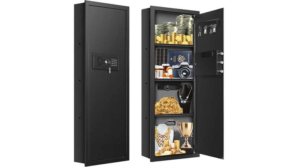 fireproof wall safe lock