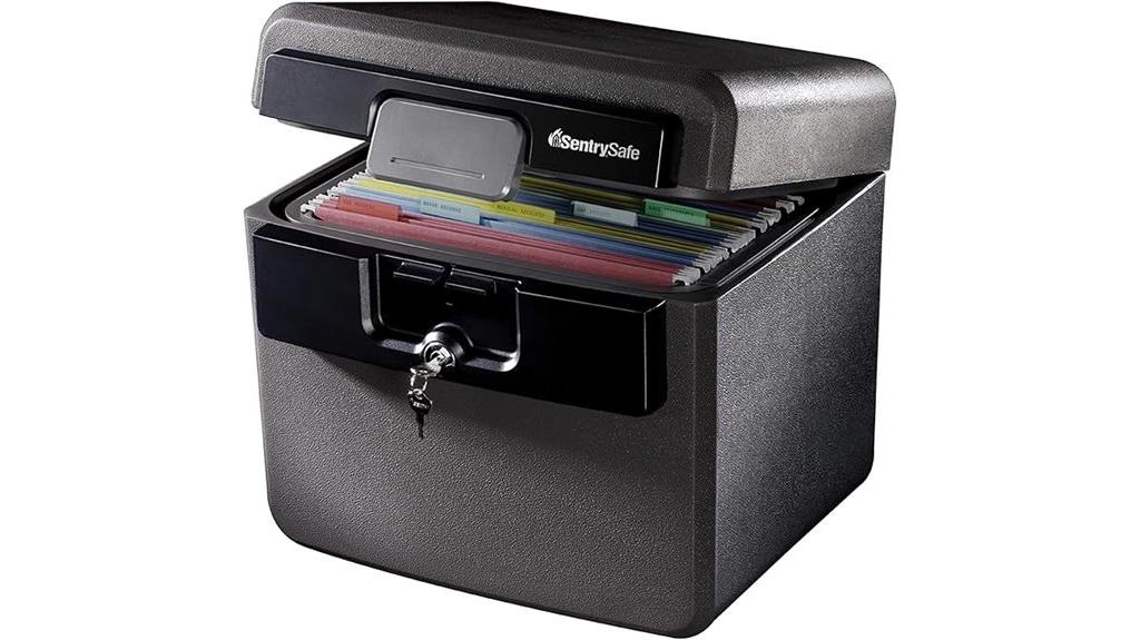 fireproof waterproof key lock safe