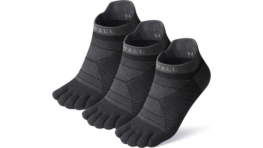 five finger athletic socks
