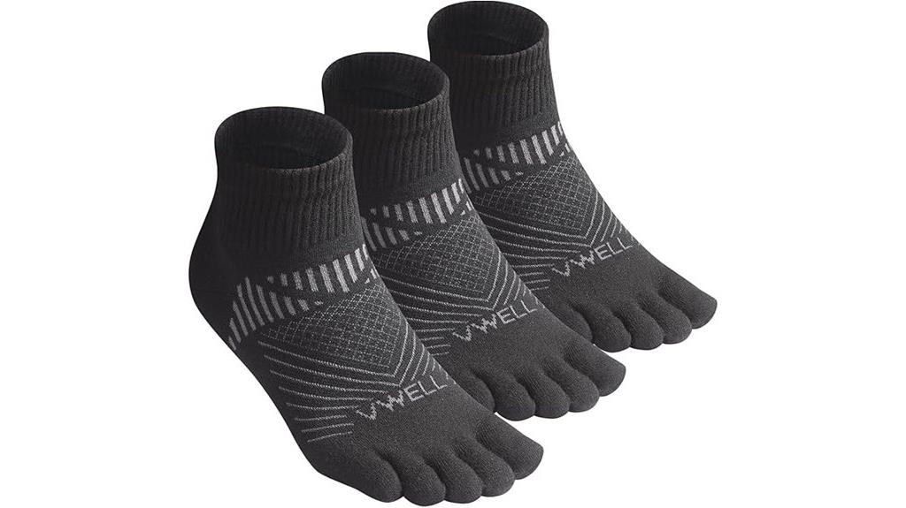 five finger running socks