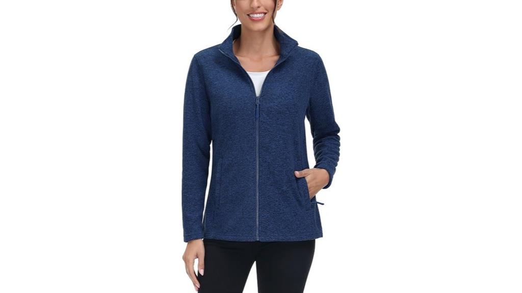fleece jacket with pockets