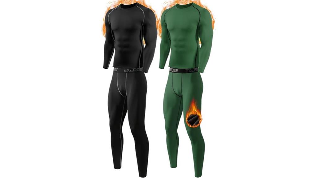 fleece lined thermal underwear