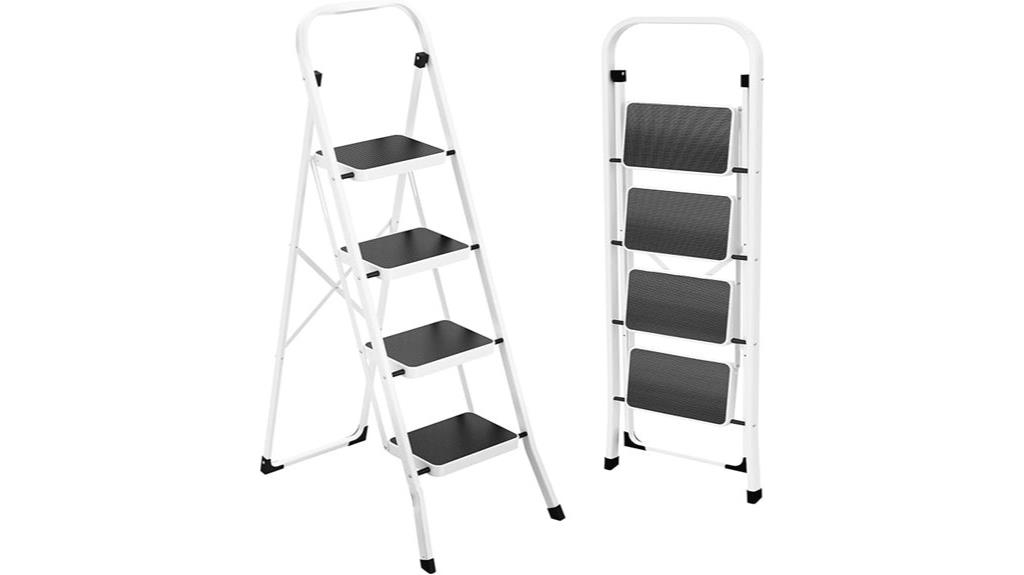 folding step ladder stool