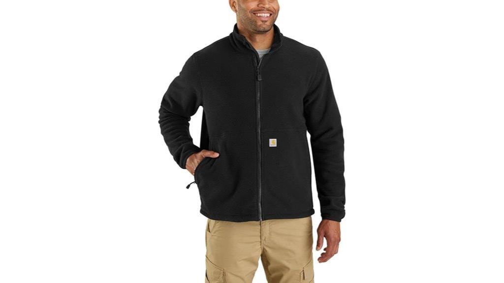 full zip fleece jacket men