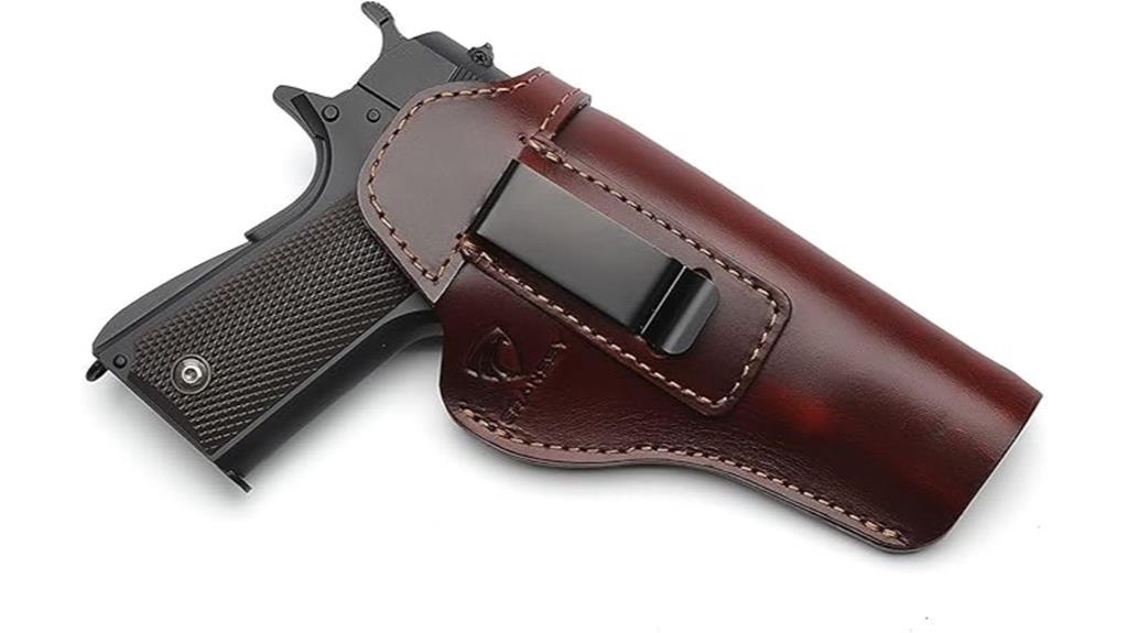 genuine leather iwb holster