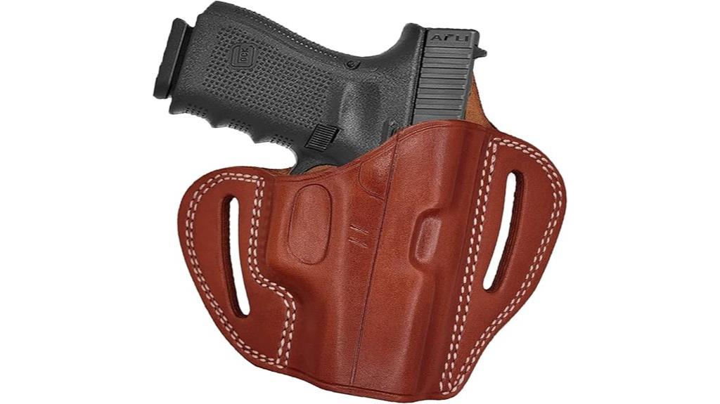 glock 43 leather holster