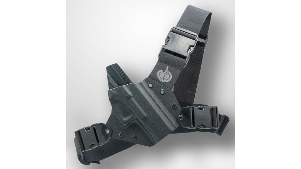 glock chest holster black