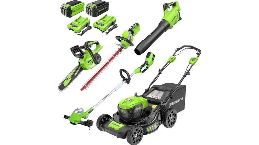 greenworks 40v yard equipment